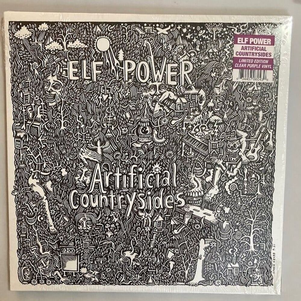 Elf Power Artificial Countrysides Limited Clear Purple Vinyl Record